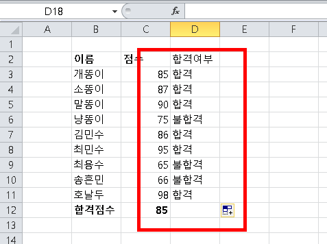 [사진 = 엑셀 수식 고정값 설정(C)]
