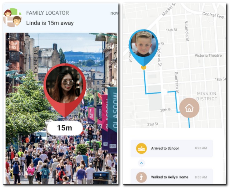  가족 위치 추적기