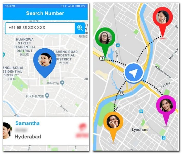  전화 통화 로케이터