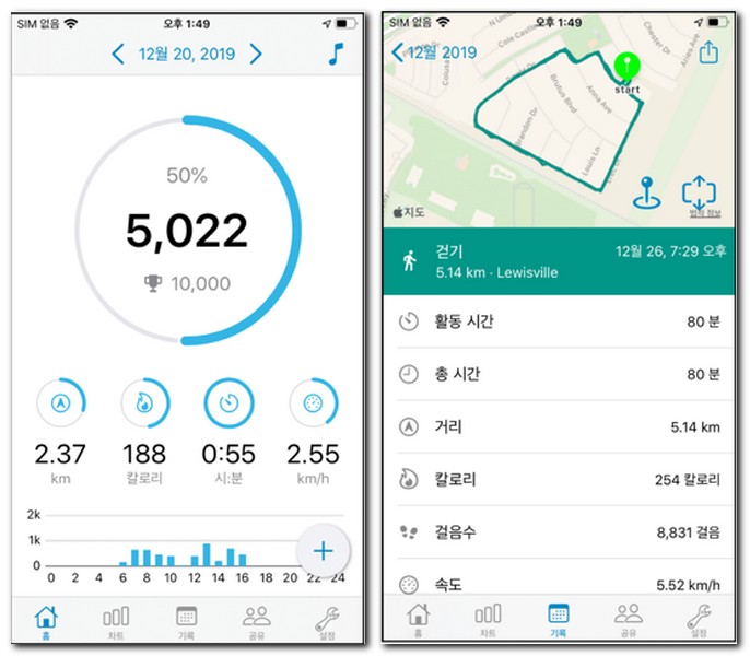 만보기 애큐페도
